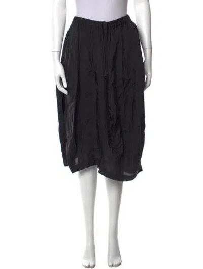 Pre-owned Comme Des Garçons Wide Leg Pants In Black