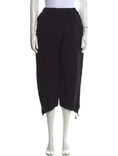 Pre-owned Comme Des Garçons Wide Leg Pants In Black