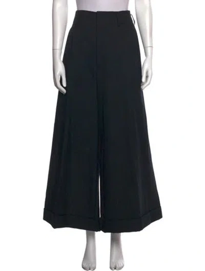 Pre-owned Comme Des Garçons Wide Leg Pants In Black