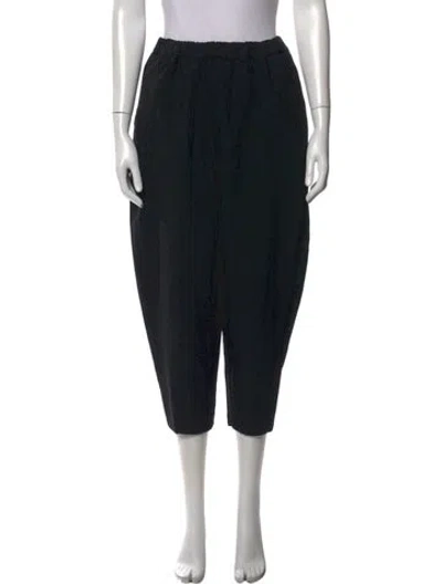 Pre-owned Comme Des Garçons Wide Leg Pants In Black