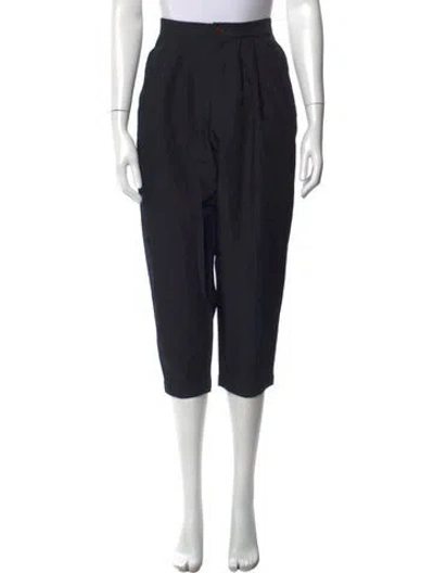 Pre-owned Comme Des Garçons Wide Leg Pants In Black