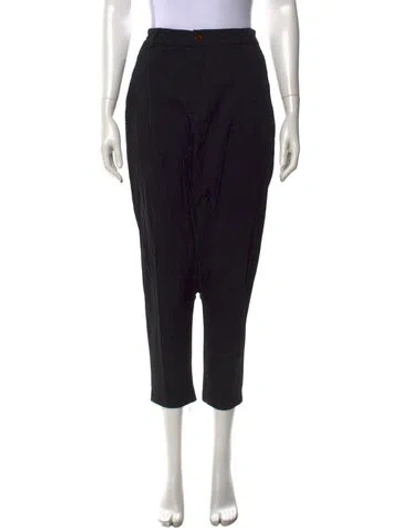 Pre-owned Comme Des Garçons Wide Leg Pants In Black