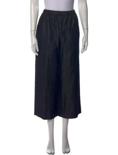 Pre-owned Comme Des Garçons Wide Leg Pants In Black