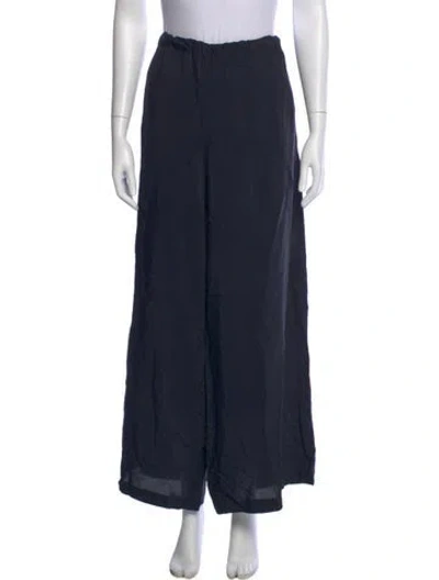 Pre-owned Comme Des Garçons Wide Leg Pants In Blue