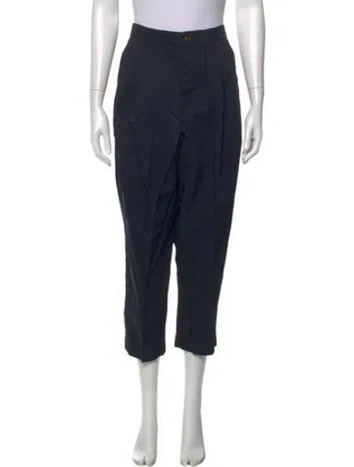 Pre-owned Comme Des Garçons Wide Leg Pants In Blue