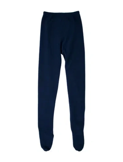 Pre-owned Comme Des Garçons Wide Leg Pants In Blue