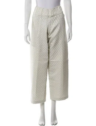 Pre-owned Comme Des Garçons Wide Leg Pants In Neutral
