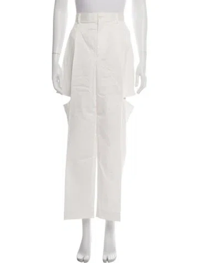 Pre-owned Comme Des Garçons Wide Leg Pants In Neutrals