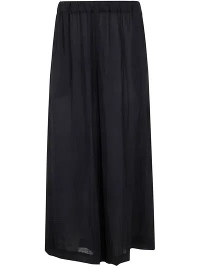 Comme Des Garçons Wide-leg Casual Pants In Black
