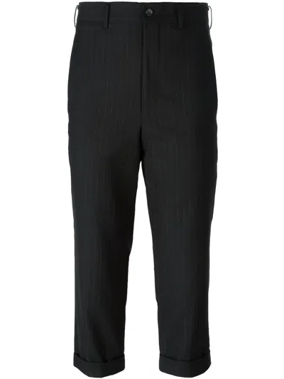 Comme Des Garçons Wide-leg Trousers In Black