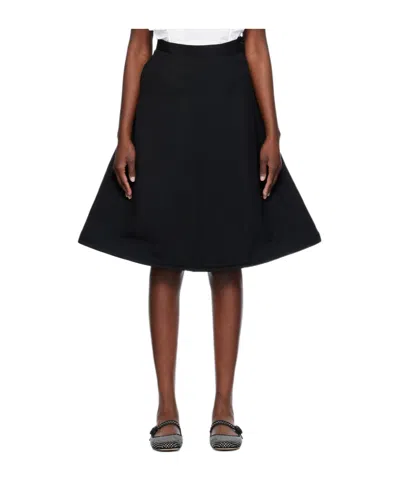 Comme Des Garçons Wire Trumpet Dress In Black