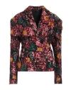 Comme Des Garçons Single-breasted Floral Blazer In Black