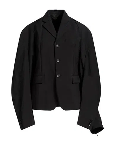 Comme Des Garçons Woman Blazer Black Size S Wool