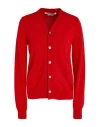 Comme Des Garçons Woman Cardigan Red Size M Cashmere