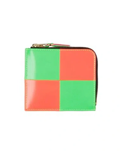 Comme Des Garçons Woman Coin Purse Green Size - Goat Skin