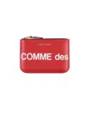 Comme Des Garçons Woman Coin Purse Red Size - Bovine Leather In Red