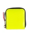 Comme Des Garçons Woman Coin Purse Yellow Size - Goat Skin In Yellow