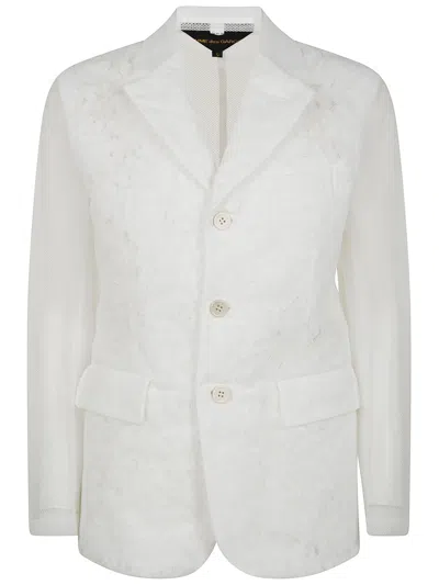 Comme Des Garçons Woman Jacket In White
