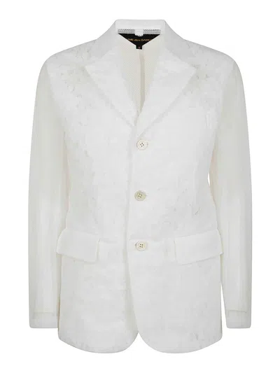 Comme Des Garçons Woman Jacket In White