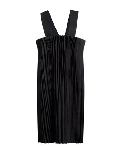 Comme Des Garçons Woman Midi Dress Black Size S Polyester