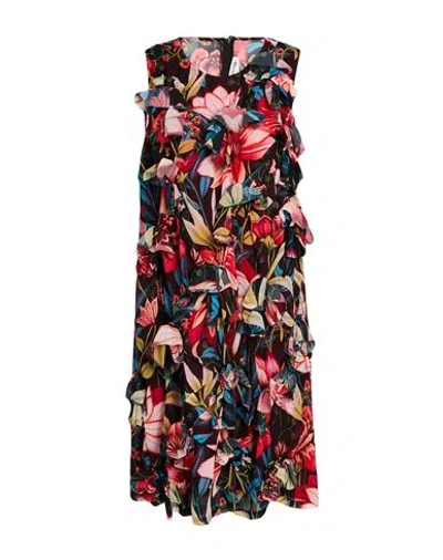 Comme Des Garçons Woman Midi Dress Red Size S Polyester