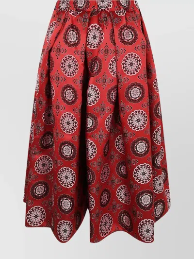 COMME DES GARÇONS WOMAN MIDI PLEATED A-LINE SKIRTS