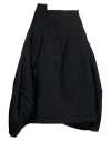Comme Des Garçons Woman Midi Skirt Black Size S Wool In Black