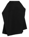Comme Des Garçons Panelled Wool Midi Skirt In Black