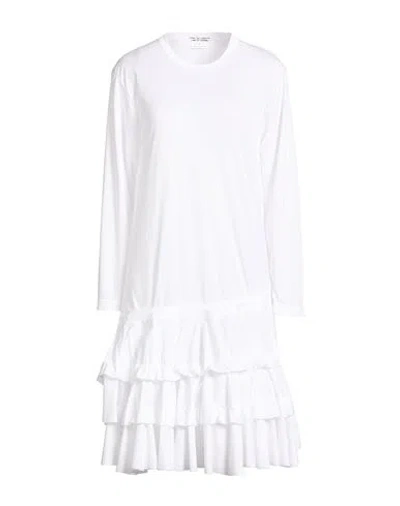 Comme Des Garçons Woman Mini Dress White Size M Polyester