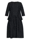 Comme Des Garçons Woman Checkered Peplum Dress