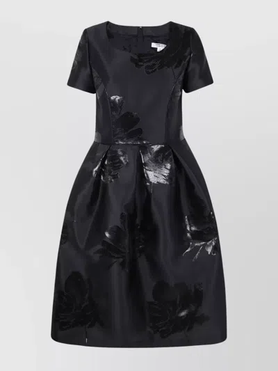 COMME DES GARÇONS WOMAN OVERALL DRESS FLORAL PATTERN