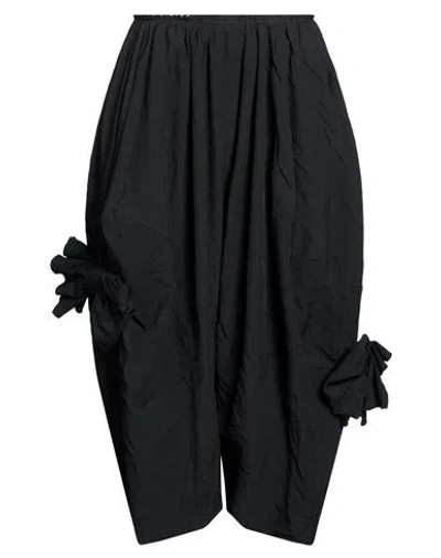 Comme Des Garçons Woman Pants Black Size M Polyester