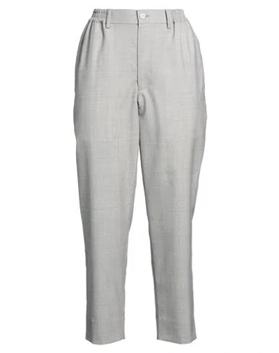 Comme Des Garçons Woman Pants Light Grey Size L Wool In Gray