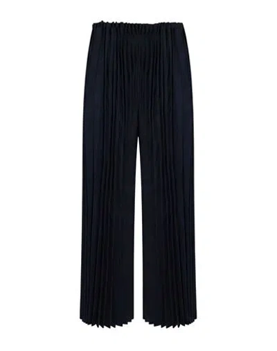 Comme Des Garçons Woman Pants Midnight Blue Size M Polyester In Black