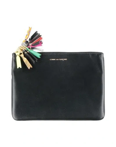 Comme Des Garçons Woman Pouch Black Size - Leather