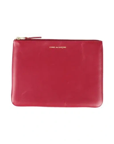 Comme Des Garçons Woman Pouch Brick Red Size - Cow Leather