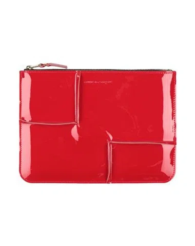 Comme Des Garçons Woman Pouch Red Size - Cow Leather