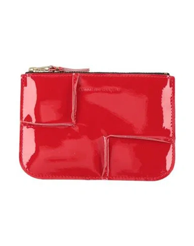 Comme Des Garçons Woman Pouch Red Size - Cow Leather