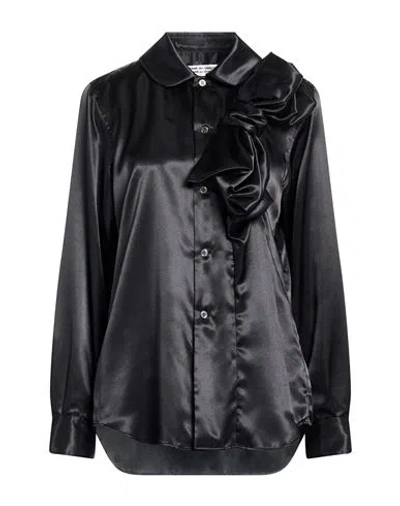 Comme Des Garçons Woman Shirt Black Size M Polyester