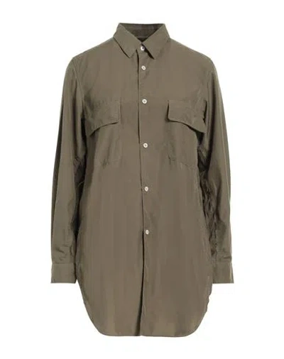 Comme Des Garçons Woman Shirt Military Green Size M Polyester