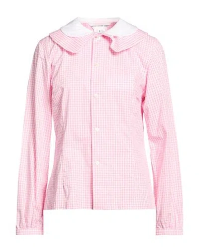 Comme Des Garçons Woman Shirt Pink Size S Cotton