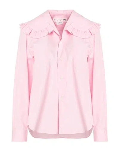 Comme Des Garçons Woman Shirt Pink Size Xs Cotton