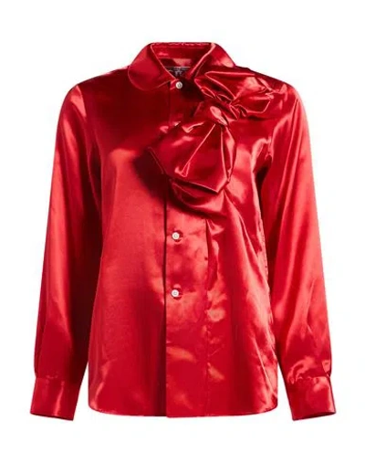 Comme Des Garçons Woman Shirt Red Size S Polyester
