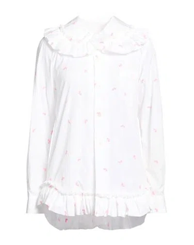 Comme Des Garçons Woman Shirt White Size M Cotton
