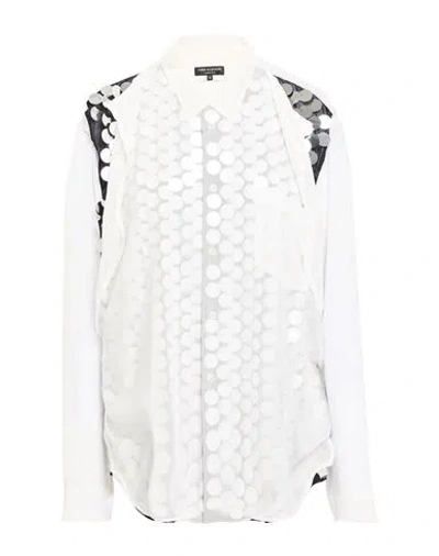 Comme Des Garçons Woman Shirt White Size M Polyester
