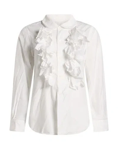 Comme Des Garçons Woman Shirt White Size S Polyester