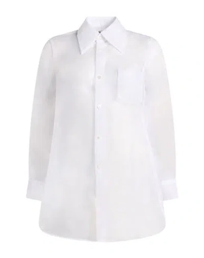 Comme Des Garçons Woman Shirt White Size Xs Polyester In Multi
