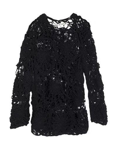 Comme Des Garçons Woman Sweater Black Size L Wool
