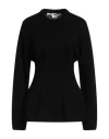 Comme Des Garçons Woman Sweater Black Size S Acrylic, Wool