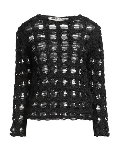 Comme Des Garçons Woman Sweater Black Size S Nylon, Polyester
